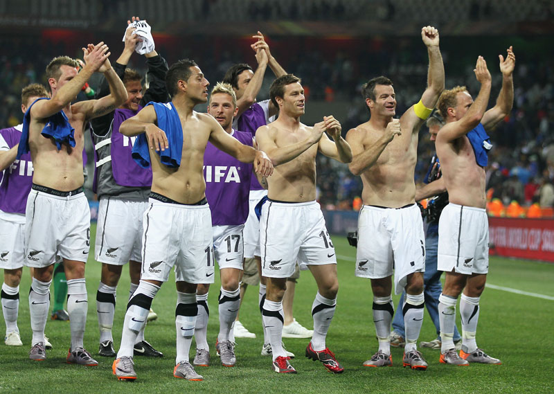 New Zealand celebrate